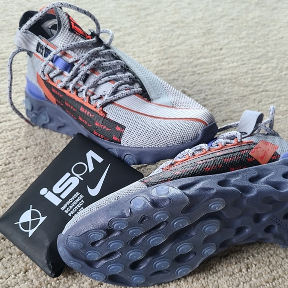 nike react ispa wolf grey
